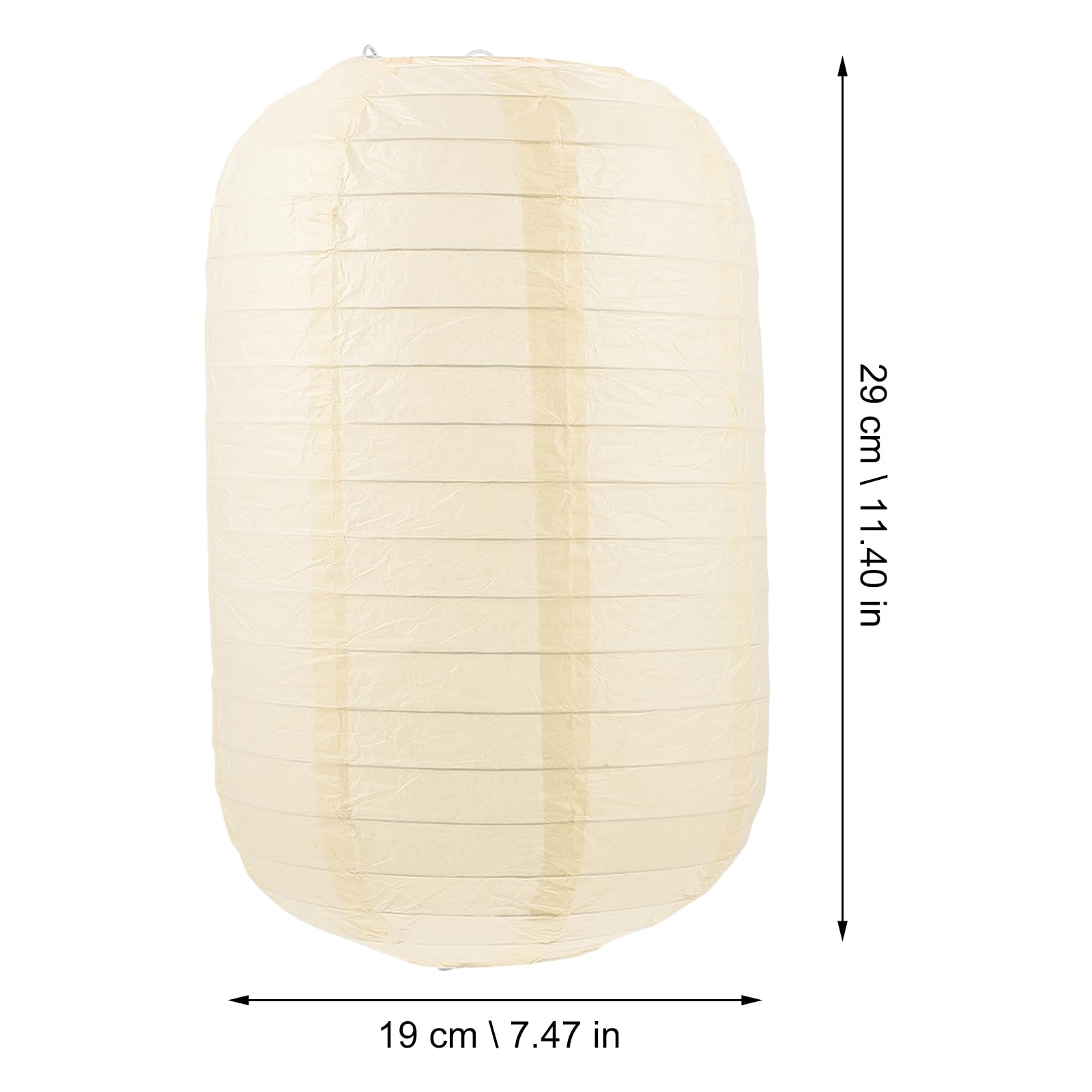 2pcs Japanese Lantern Sushi Lantern Lamps ChineseJapanese PaperLantern for Oriental Restaurant Home Wedding Party Decoration 19 * 29CM/7.48 * 11.41inch Beige