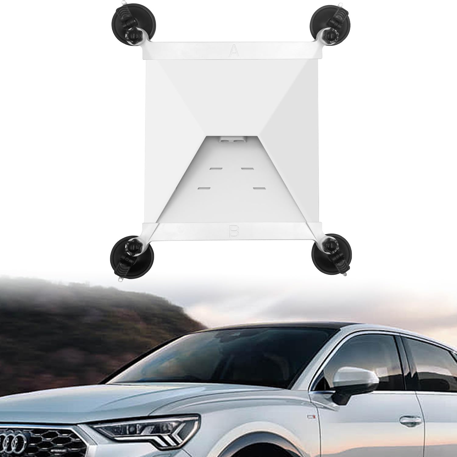 Starlink Mini Mount for Car,Starlink Mini Suction Cup Mount,Powerful Suction Cups are Road Trip Tested for RVs, Boats, Airplanes and More
