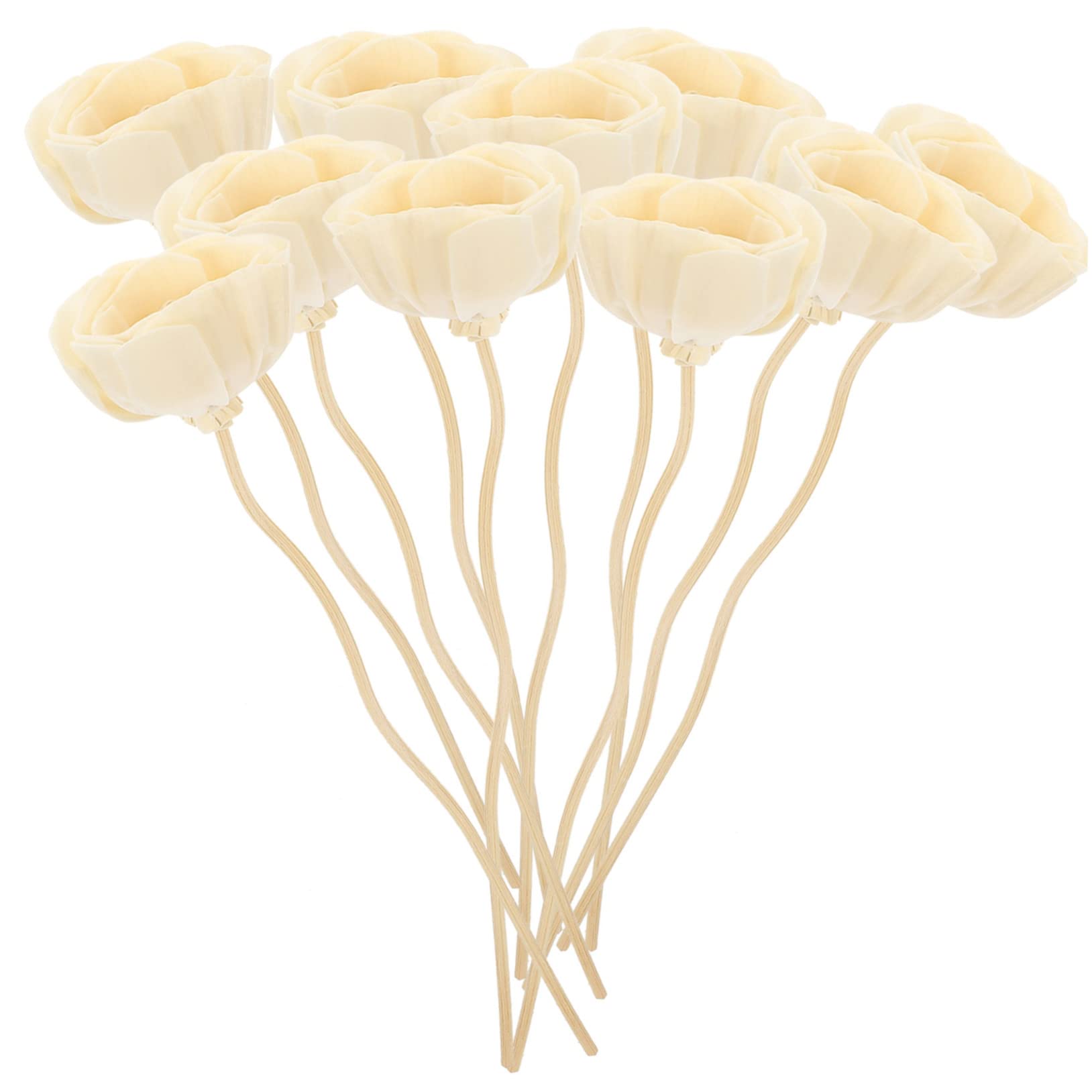 MAGICLULU 3 Sätze Aromatherapie-Rattan Room Fragrance Diffuser Sticks Wesentliche Diffusoren Automatisch Docht Duftstäbchen Für Ätherische Öle Zubehör Für Aromaflaschen 10 Stück * 3