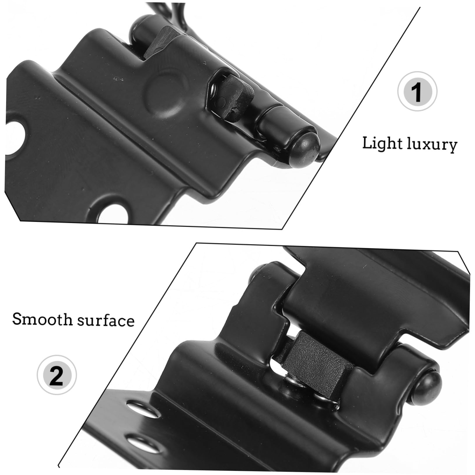 WOONEKY 10pezzi Cerniere Per Porte in Metallo Resistenti Cerniere Per Mobili Battuta Per Arrugginirsi Per Armadi Cuscinetti Perla Per Apertura e Chiusura Morbida