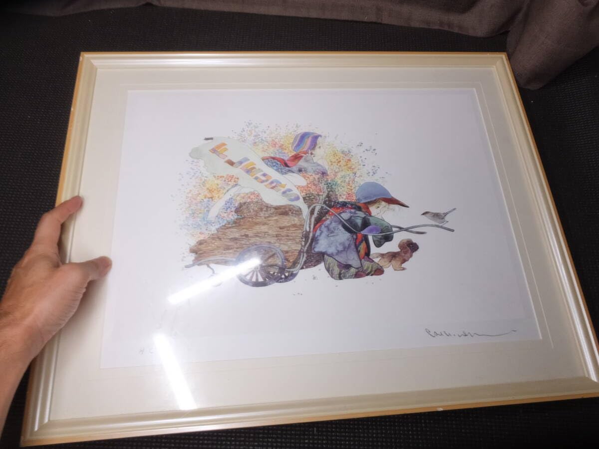 Amazon.co.jp: 真作！中島潔！肉筆サイン！限定10部！花の夢