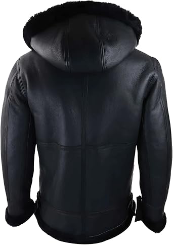 00s Boa Hooded Leather Blouson