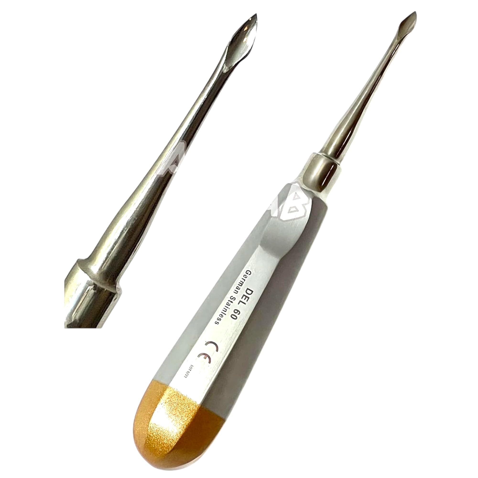 ArTLab-Premium Dental Spade Elevator Bernard Extraction Spade Elevator Set of 7 Each Dental Elevator Spade Elevator Tip Concave (#60)