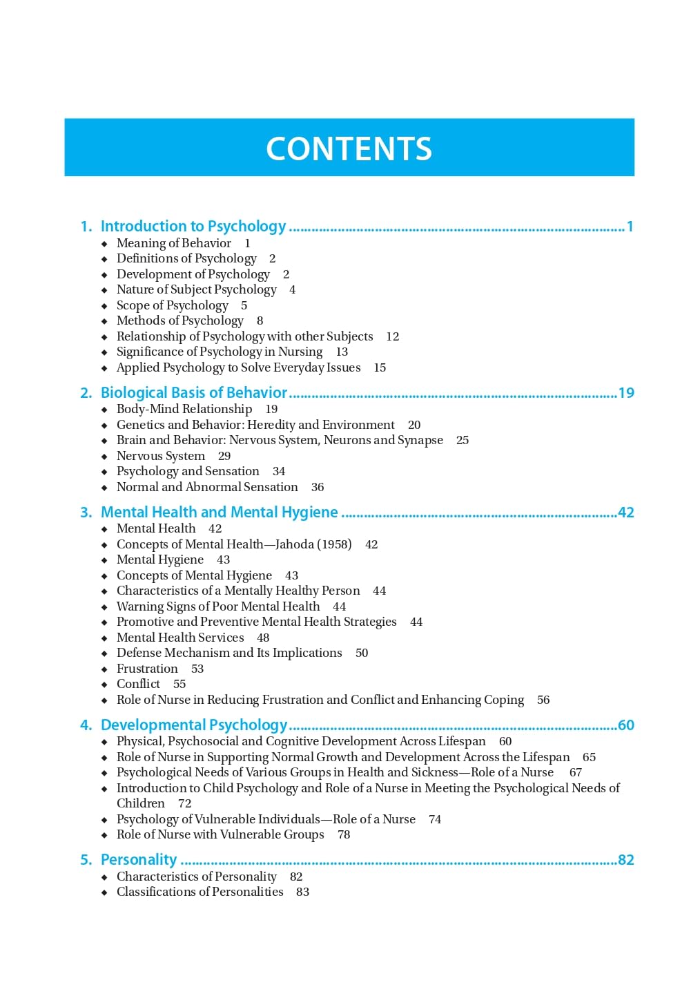 APPLIED PSYCHOLOGY FOR NURSES (SEMESTER I) 1