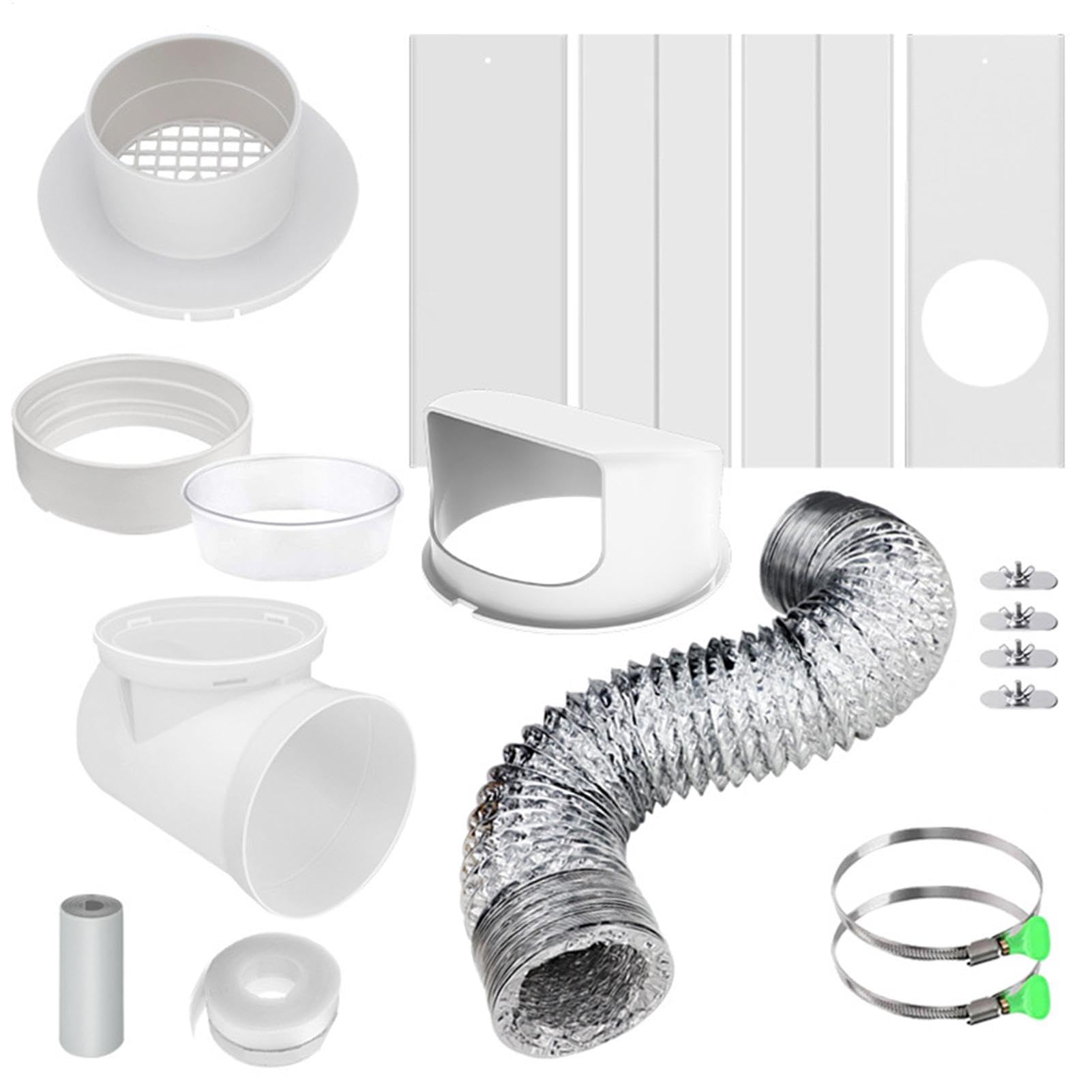 Kit de ventilación para secadora, lámina de aluminio, ventilación