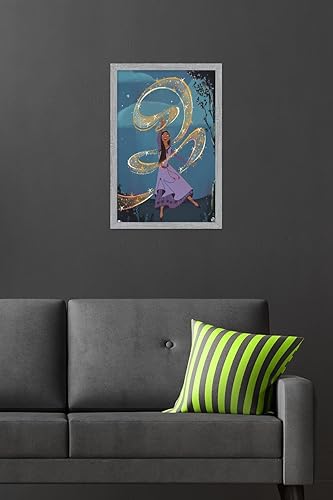 Vista 84 de Trends International Disney Wish - Póster de collage 6 (Asha), 34 pulgadas de largo x 22.4 pulgadas, paquete de póster y clip