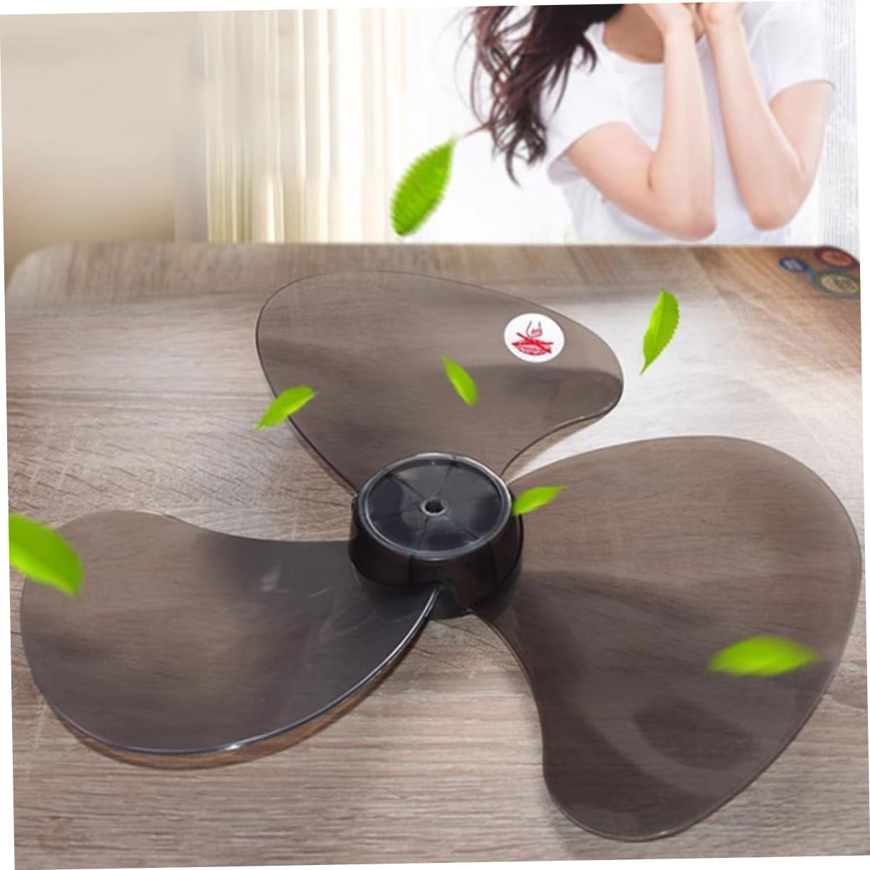 KICHOUSE Electric Fan Replacement for Table Fan 2pcs Plastic Fan Blades for Floor Fan Supply and Sturdy