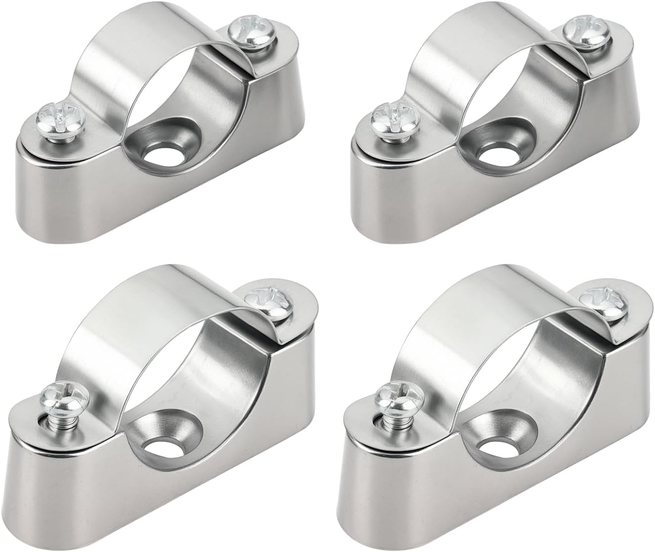 SING F LTD 40Pcs Pipe Support Pipe Bracket Clamp Saddle Clip Wall Card for Pipeline and Wire Fixing Pipeline Laying Power Pipeline(20mm 25mm)