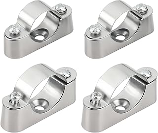 SING F LTD 40Pcs Pipe Support Pipe Bracket Clamp Saddle Clip Wall Card for