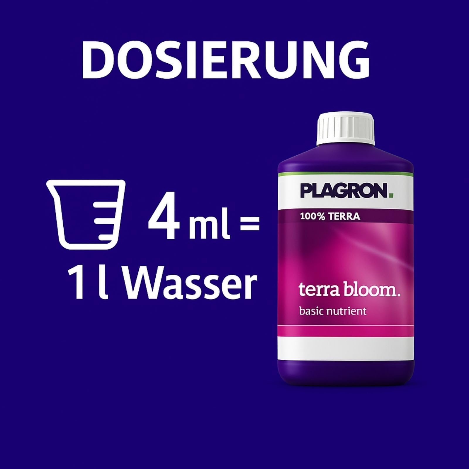 Weedness Plagron Terra Bloom 5 Liter - Grow Anbau Indoor Dünger Blütephase Organischer Bio Flüssigdünger Gurken Tomaten