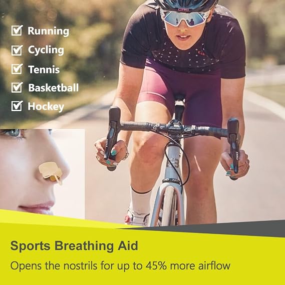 Racer Nasal Dilator, Model Standard, Improves Sports Airflow, Nasal Congestion aid (M 3Pack)