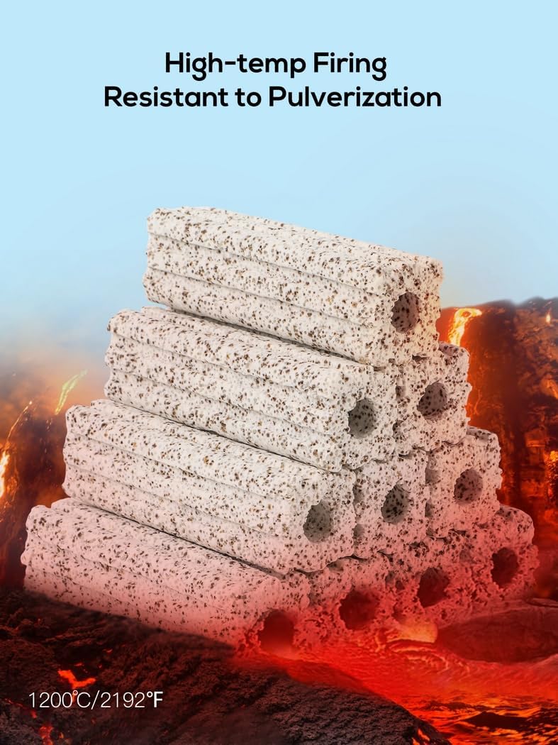 Ceramic Fish Tank Bio Media with Dense Tiny Holes, 20 Pcs Large Aquarium Bio Media Blocks 6.3 Inches, Aquarium Filter Media for Sump Tank, Canister Filter, Top Filters, Koi Pond