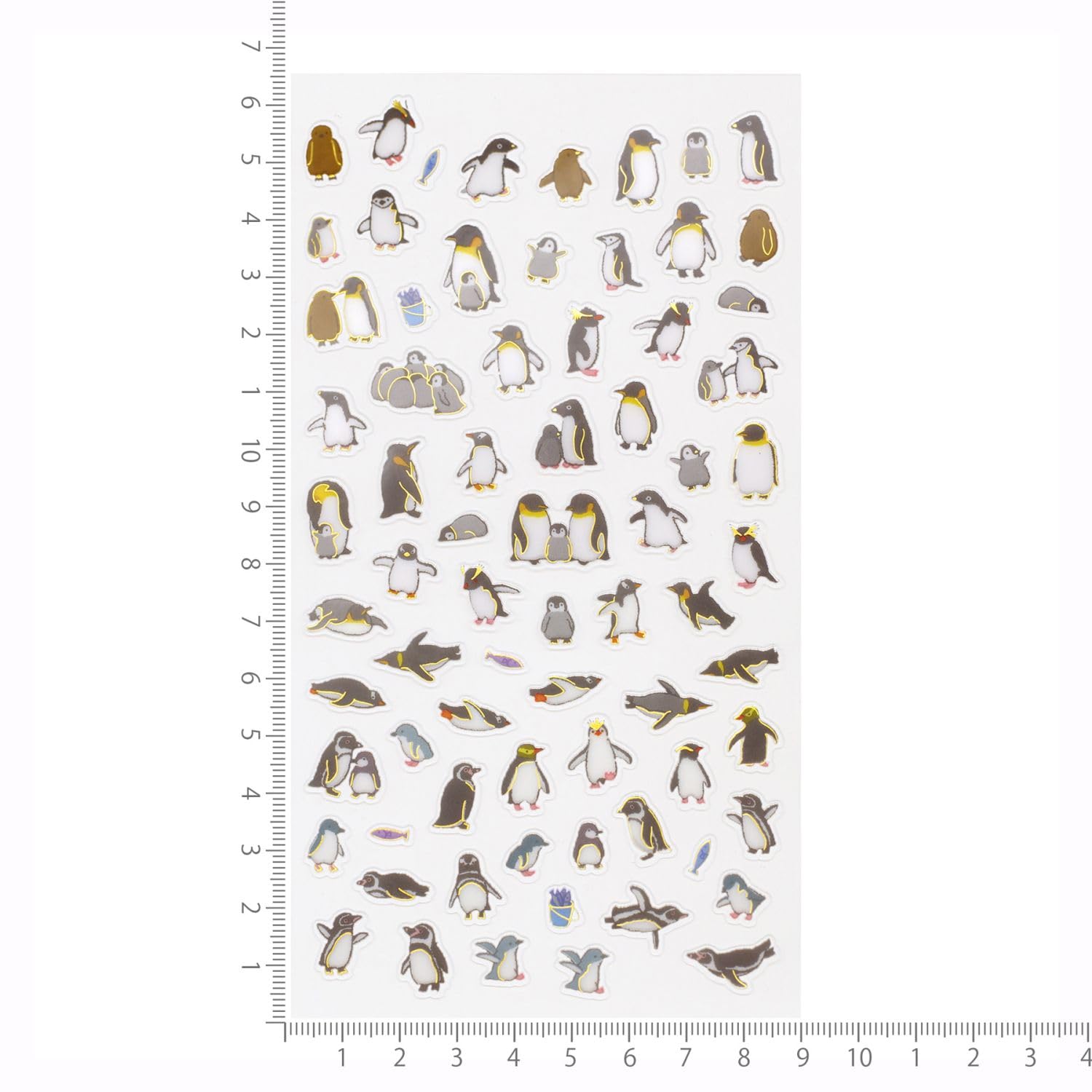 専用出品 Amazon.co.jp: PM プチマークシール クリアシールそざい【ペンギン