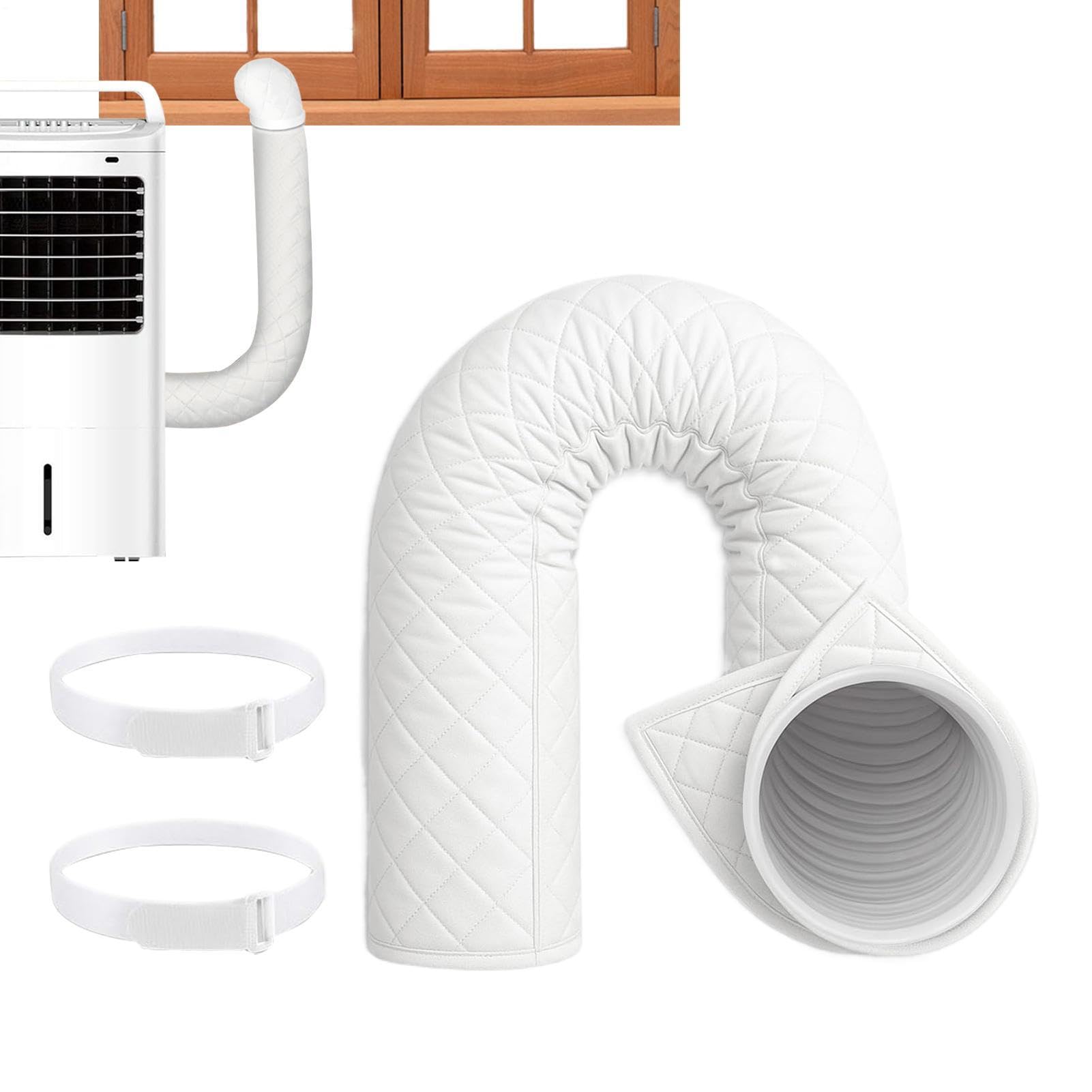 Isolierhülse Für Tragbare AC-Schläuche – Isolierhülse Für Entlüftungsrohre – Schlauchabdeckung Für Tragbare Klimaanlagen | Für 5 Und 5,9 Zoll Durchmesser Zu Hause, Garage, Keller, Wohnung, Arbeitsplat