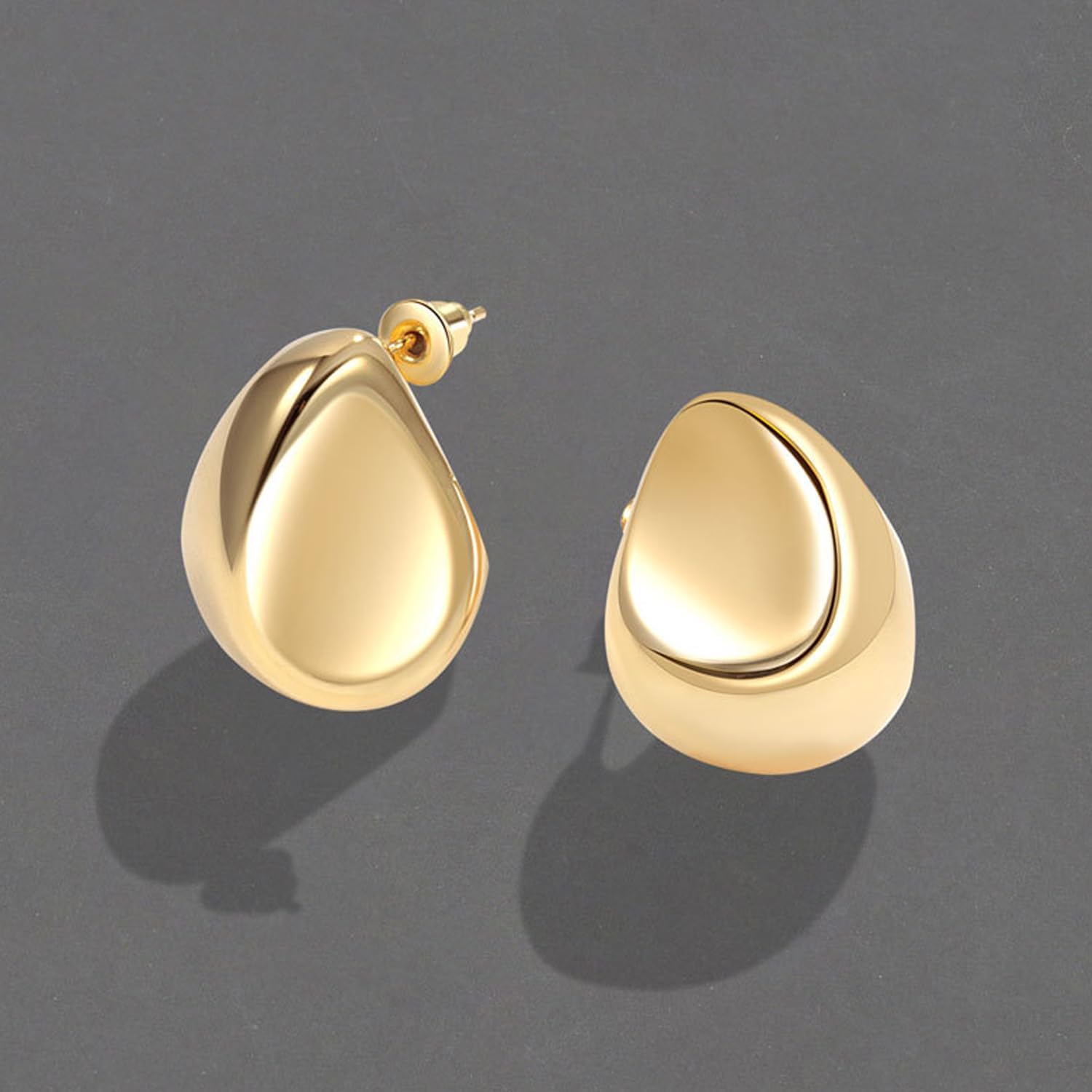 14K Gold Plated Post Stud Earrings Tiny Flower Daisy Earrings for Women Hypoallergenic Gold Studs for Sensitive Ears - Image 3