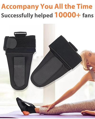 Miniatura 4 de DouHeal Calcetines de férula nocturna para fascitis plantar, férula suave para botas de estiramiento para dormir, soporte para fascitis, soporte