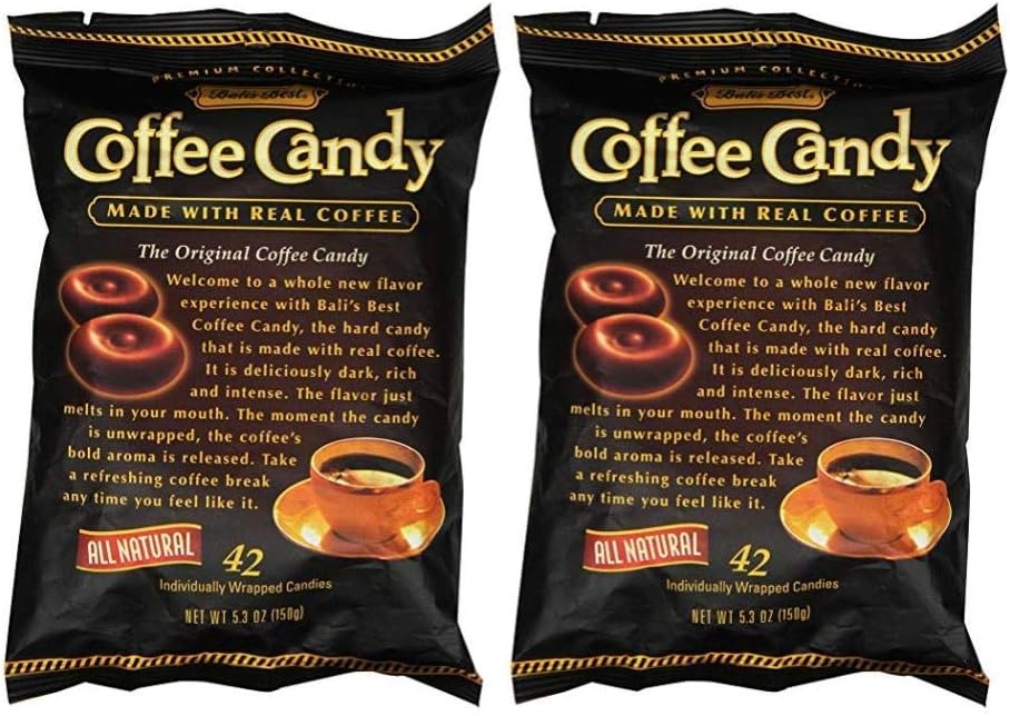 Coffee Candy Individually Wrapped (42 Pcs) (Pack of 2)