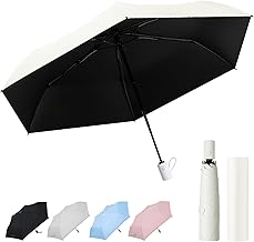 Auto Open Close Umbrella - Ultra Light Compact Travel & Backpack Size for Women and Men, UPF 50+ Eco-Friendly Sun Protection & Windproof Rain Umbrella with UV Defense