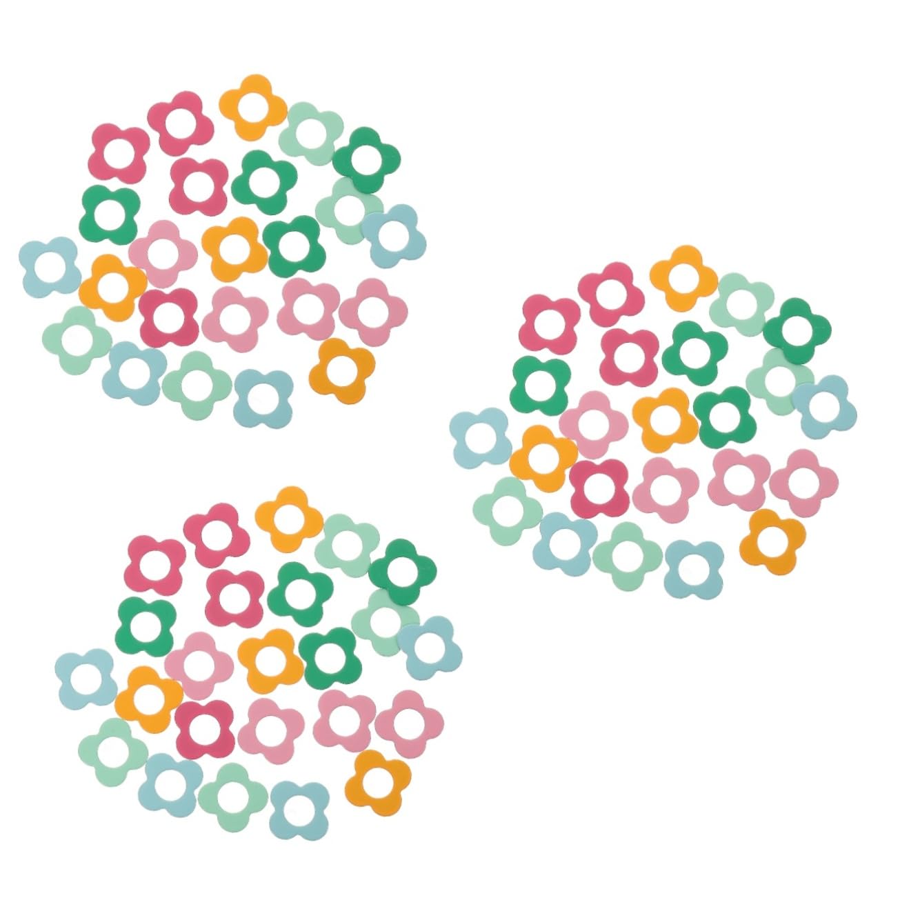 NUOBESTY 3 Juegos Hebilla Marcadora Tejida Marcadores Crochet Marcadores De Punto Pinzas Para Tejer Marcador De Puntos De Colores Anillos De Puntada Aleación De Zinc 48 Uds * 3