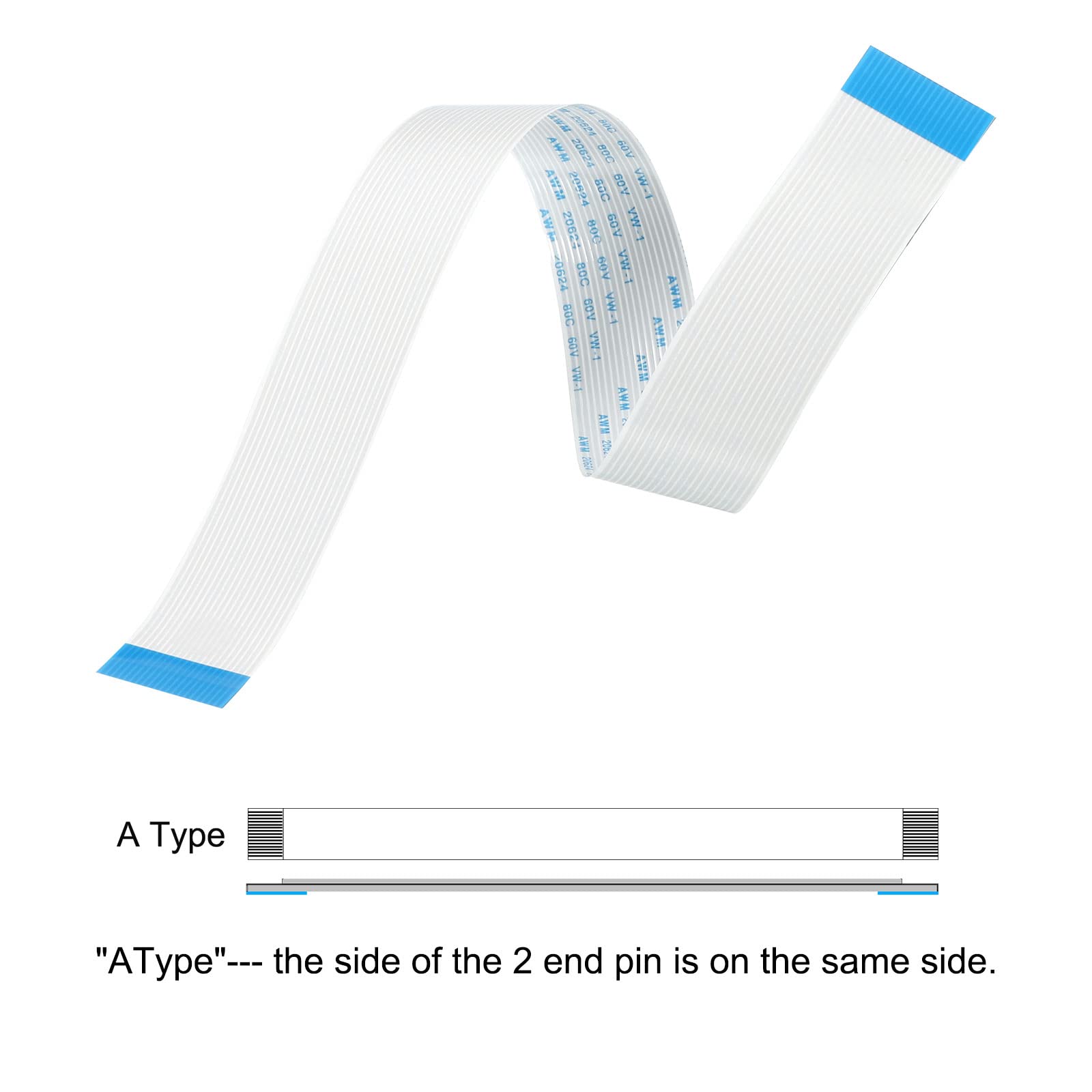 Amazon.co.jp: uxcell フレキシブルフラットケーブル 延長リボン