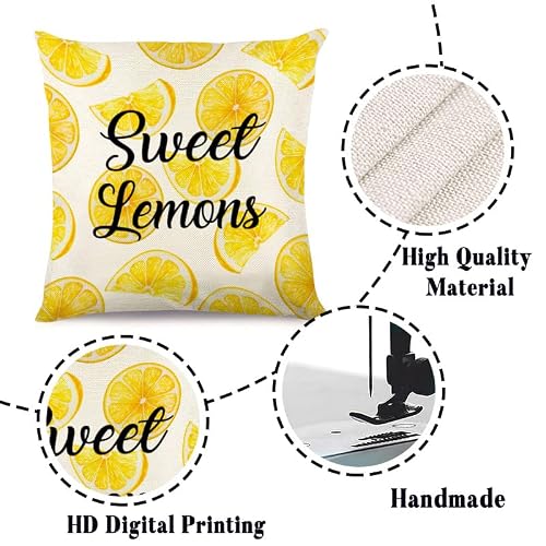 CYREKUD Summer Lemon Decorative Pillow Cover Set #TOP29