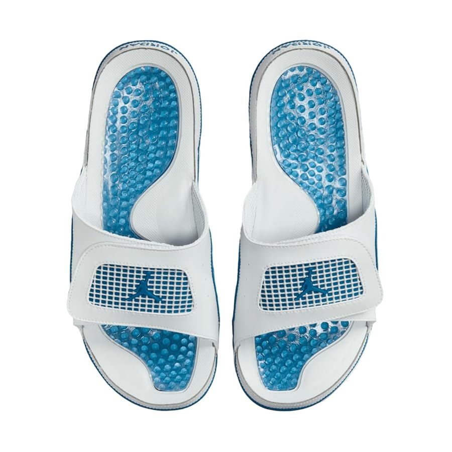 J*a様 Nike Jordan Hydro 4 Retro Jordan Hydro 4 Retro Big Kids' Slides (Black/Cement Grey