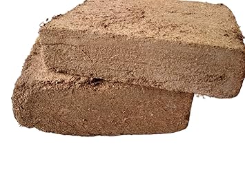 Cocopeat Block for Garden 4-5 KG Expands Up to 75 litres of Coco Peat Powder for All Seeds and Plants - image, photos