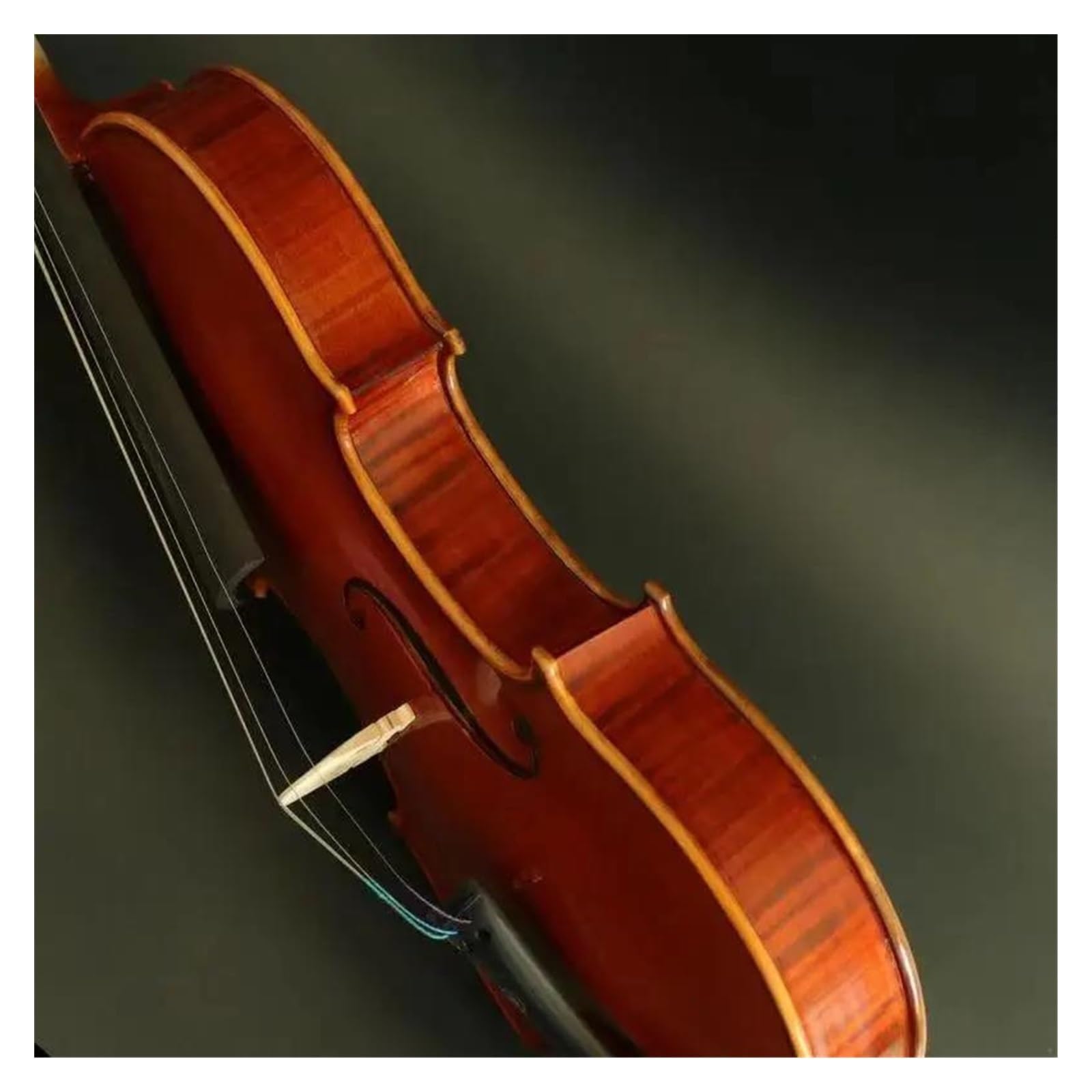 violino Piccolo Violino 4/4 Vintage Vernice Rosso Arancio Strumento Professionale Con Custodia Archetto