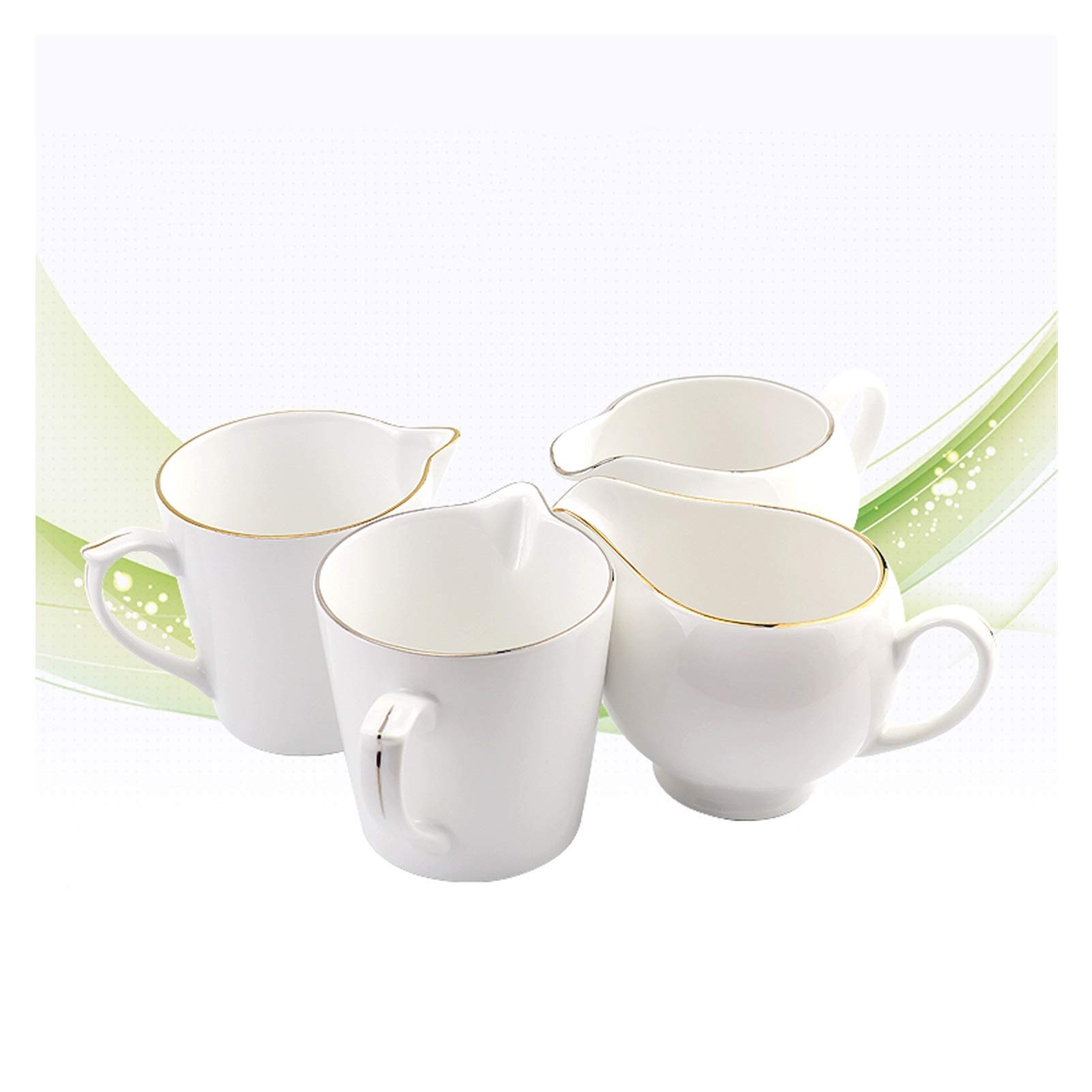 Brocca Latte In Ceramica Bianca 250 Ml Per Caffè E Salsiera – Manico Ergonomico
