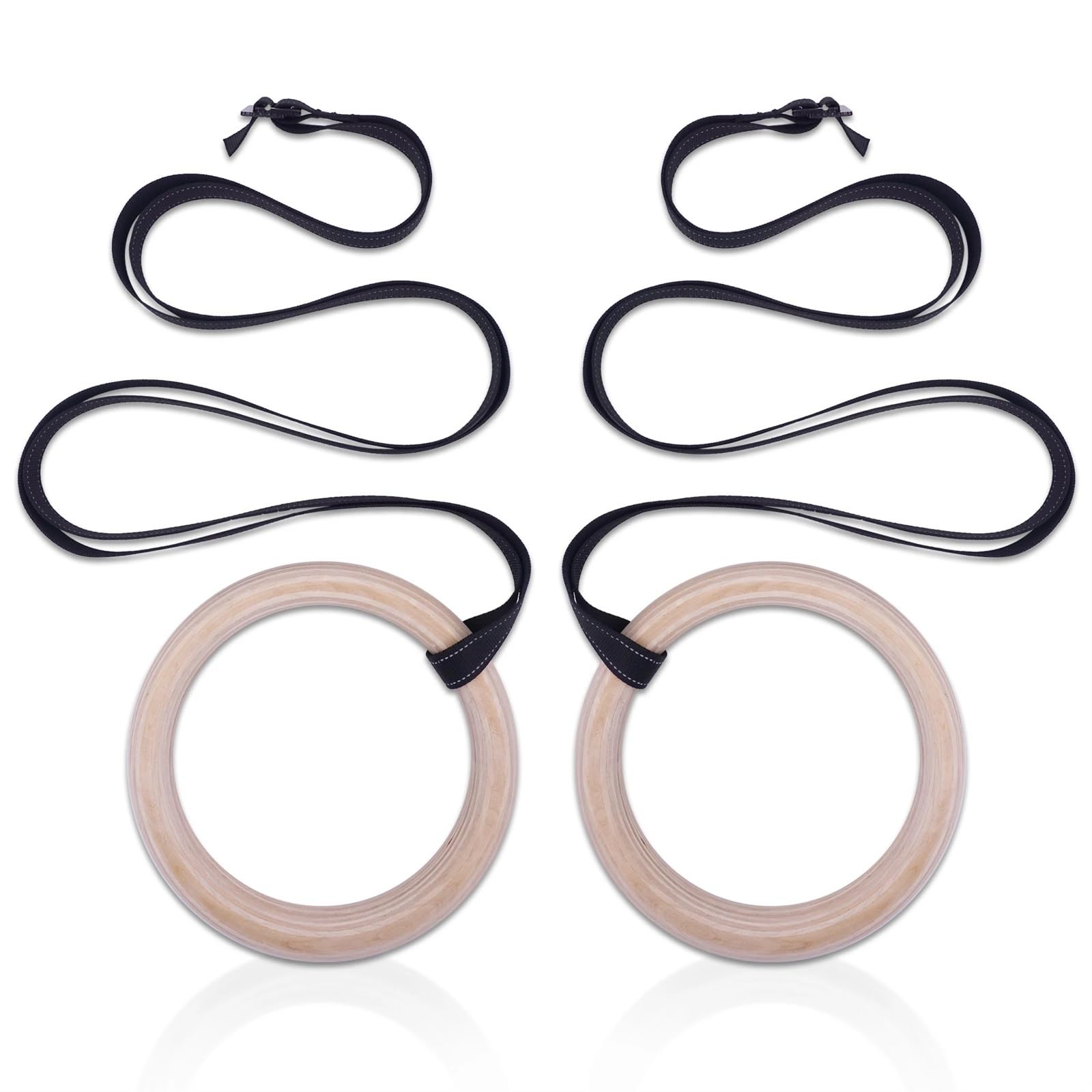Anelli da Ginnastica Anelli da Ginnastica 25/28 mm con Fibbie Regolabili 1-5 m Cinghie for Fitness Palestra Domestica trazioni Flessioni Muscoli Allenamento
