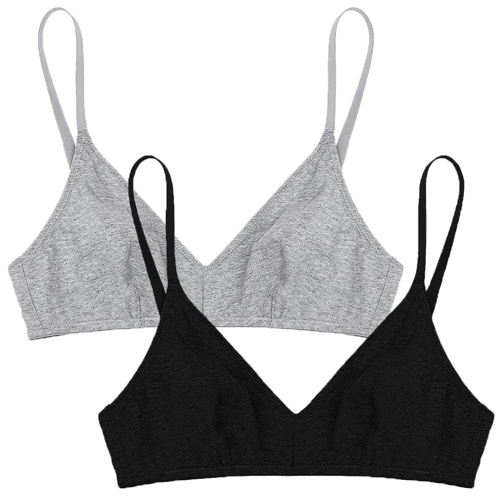 Women's Motive Cotton Lightly Lined Bralette Soft Seamless Bras for Women