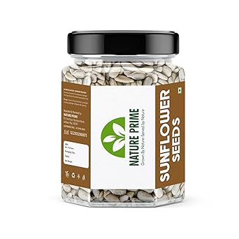 Nature Prime Sunflower Seeds 250 Gm | High in Fibre | Diet Food | Healthy Snack Cooking | Rich In Protein - image, photos