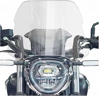 for Haojue TR300 Windshield Increase The Height of The Deflectorrain Chest-Protecting Sun Visor Guard Modification Accessories Visor Deflector Windshield