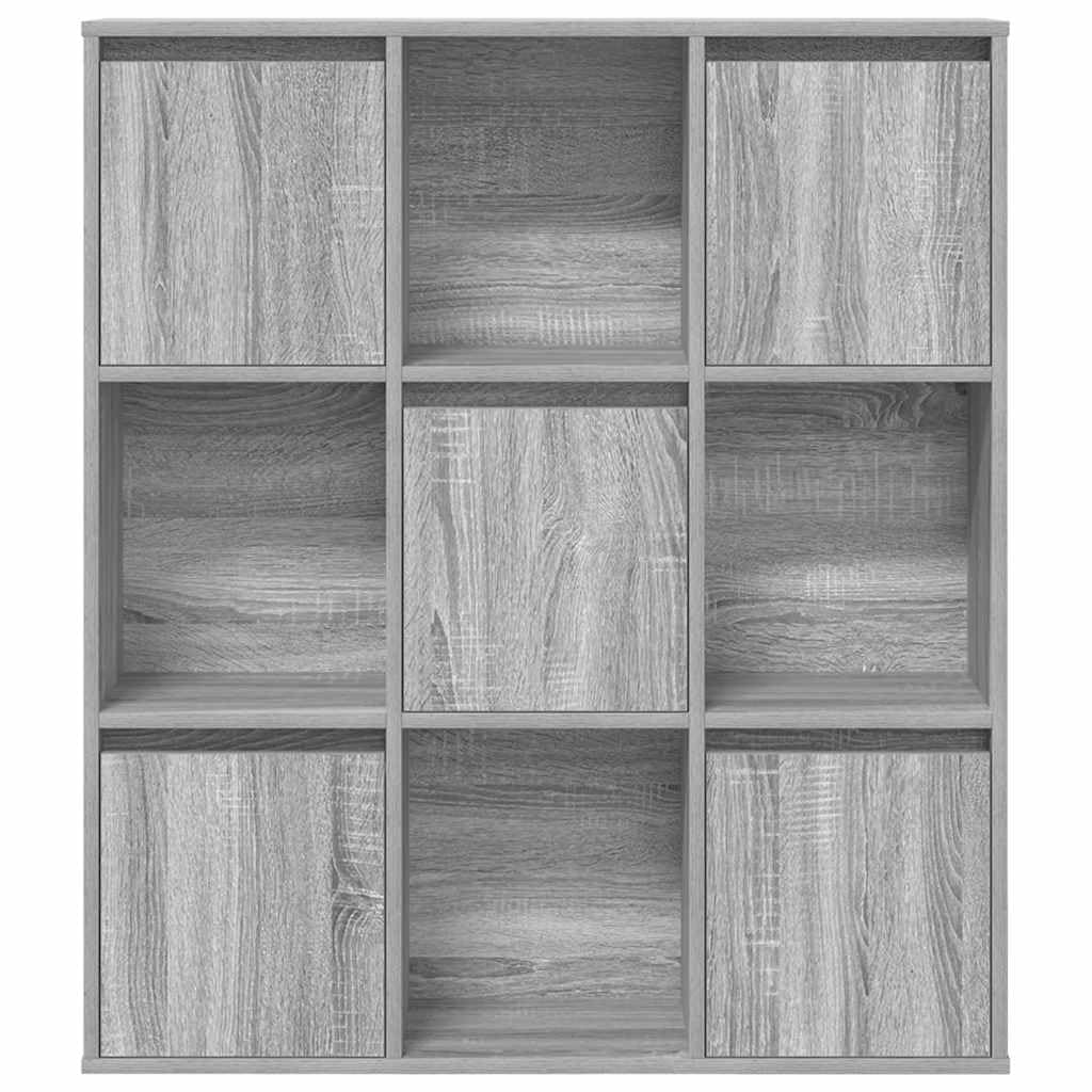Generisch Bücherregal Grau Sonoma 89x24x101,5 cm Holzwerkstoff,Möbel,Regalsysteme,Bücherregale Bücherschränke-860405