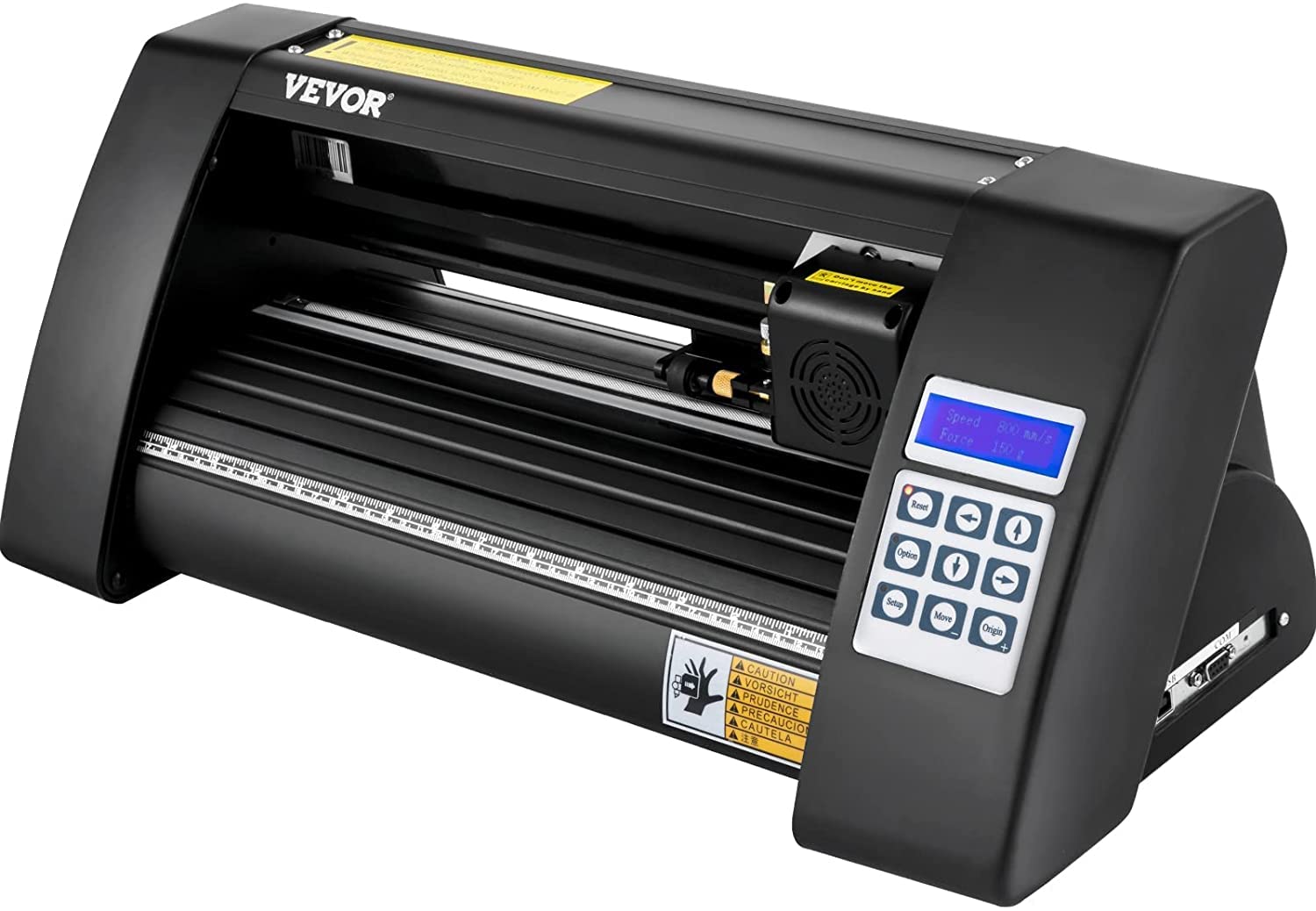 VEVOR Plotter de Corte Posicionamiento Semiautomático de 375 mm Impresora Cortador de Vinilo 9,2kg Plotter de Corte de Vinilo CA 85-264V Vinilo Cortador Letrero Signcut Impresora Vinilo