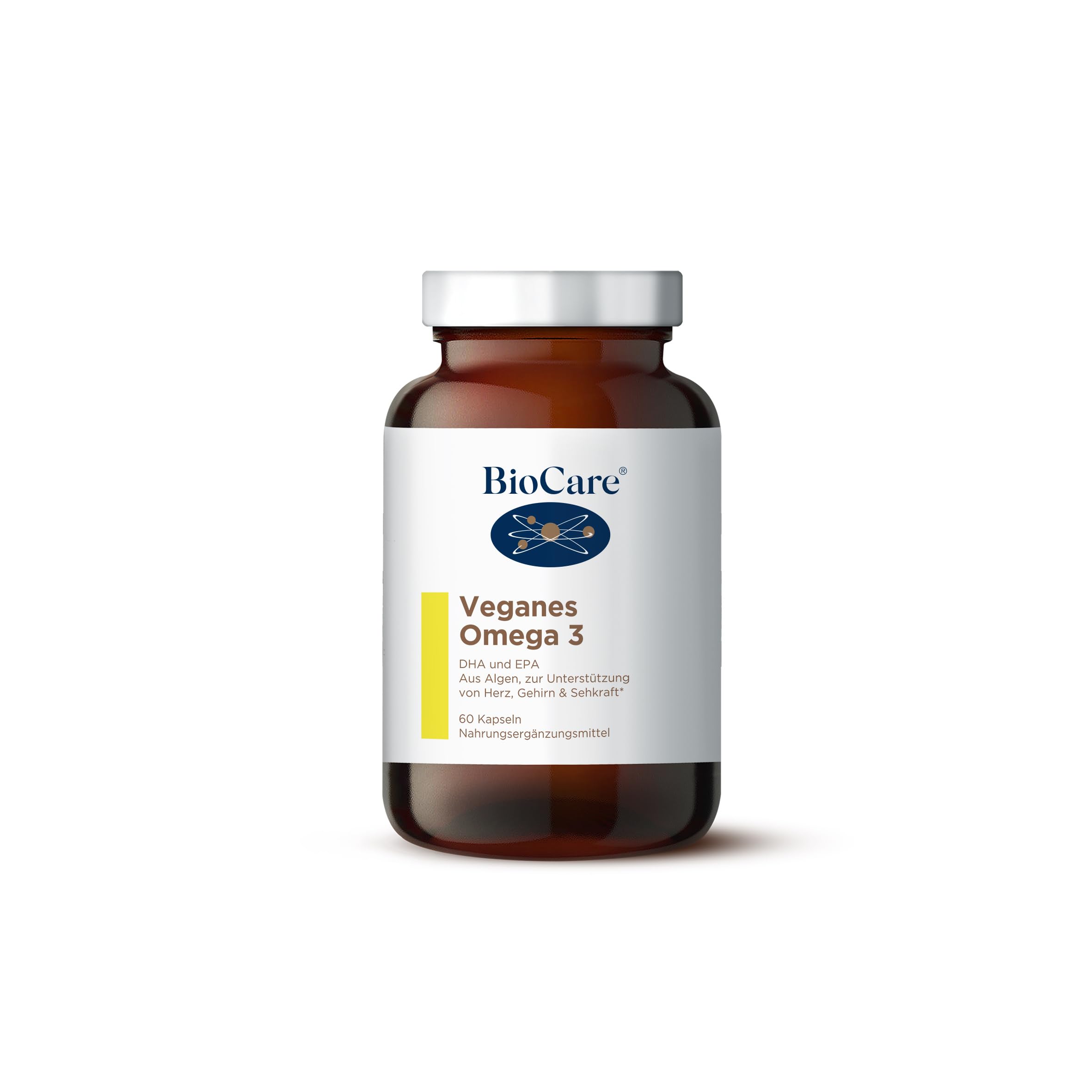 BioCare Vegan Omega 3 (Algen DHA & EPA), 60 Kapseln