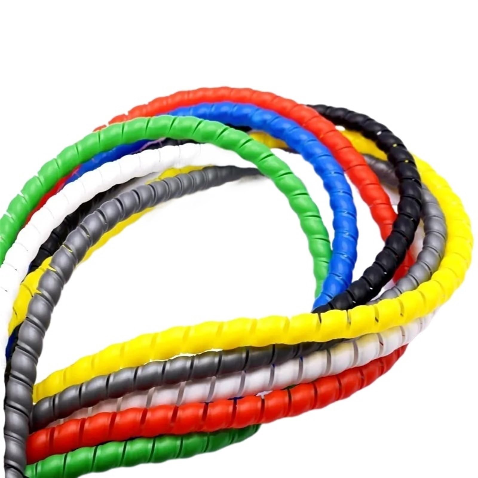 Spiral Wrap 1pcs 35mm 45mm Flexible Cable Wire Organizer Spiral Wrap Winding Sleeve Line Pipe Protection Protector Cover Tube Tubing Cover(Color:Blue,Size:ID 40mm 1 Meter)