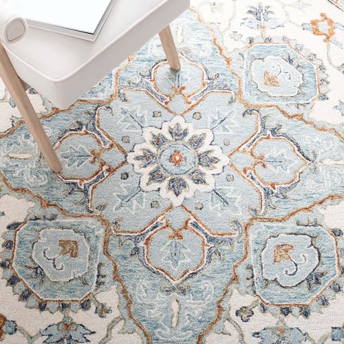 Image of Hand Tufted Premium Rug Premium Wool Carpet for Living Room Bedroom and Hall Size 4x6 Feet Color Multi