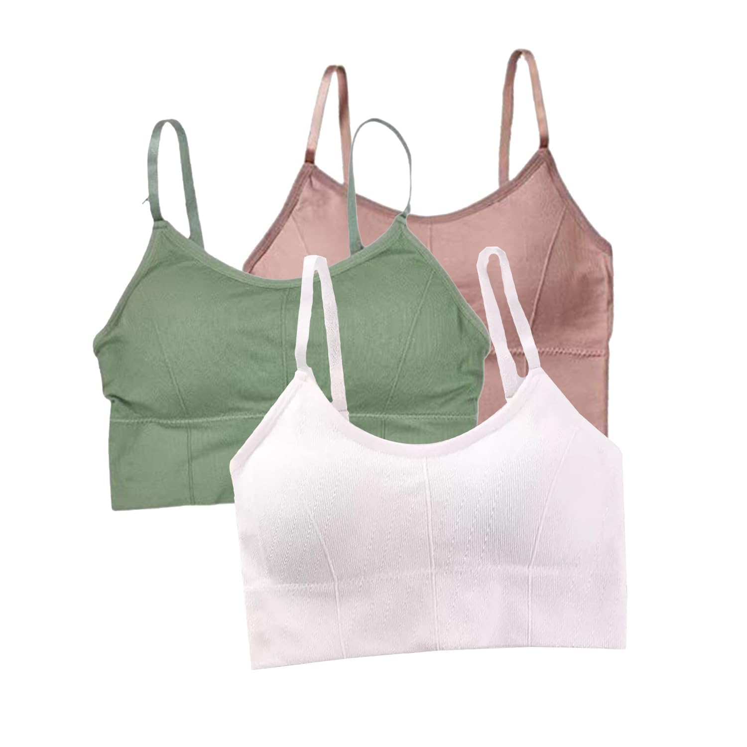 DKOALE Women Bra – Girls Bra Cotton Padded Bra Sports Bra (Adjustable Straps, Full Coverage, Removable Padded) (Gym Workout Running Yoga Bra) Free Size (Pack of 3), Size (28-34) DKOALE Women Bra – Girls Bra Cotton Padded Bra Sports Bra (Adjustable Straps, Full Coverage, Removable Padded) (Gym Workout Running Yoga Bra) Free Size (Pack of 3), Size (28-34)