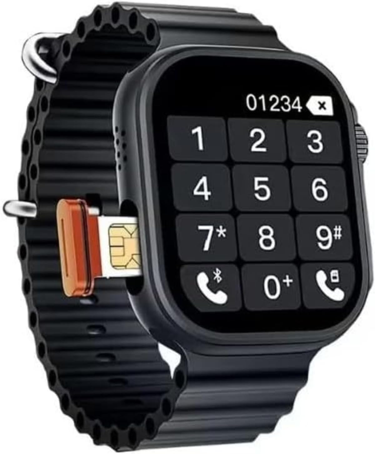 Best Premium Top Top Top Premium Top Best Premium Top Premium Best Best Top Best Premium Best Best Top Premium Smart watch With 4G Nano-SIM Cart Slot, With Pop Up Selfie Camera, for Men's & Women's 1 Extra Strap, Smartwatch, FitnessTracker with Heart Rate