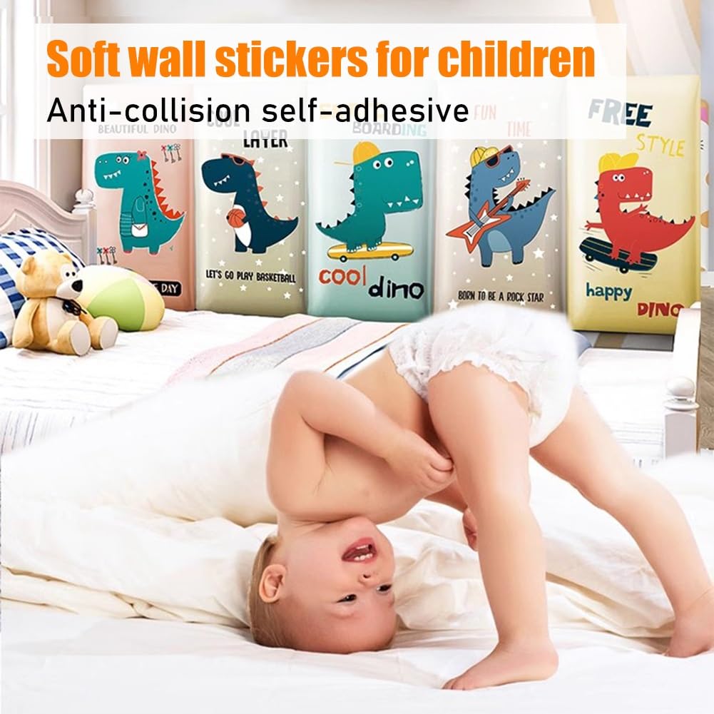 Pegatinas de pared Pegatinas De Pared Anticolisión Para Niños, Acolchado De Pared Autoadhesivo, Panel De Pared Decorativo De Bricolaje, Para El Hogar, Sala De Estar, Escuela, Guardería, Centro Montess