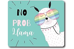 No Prob Llama Mouse Pad