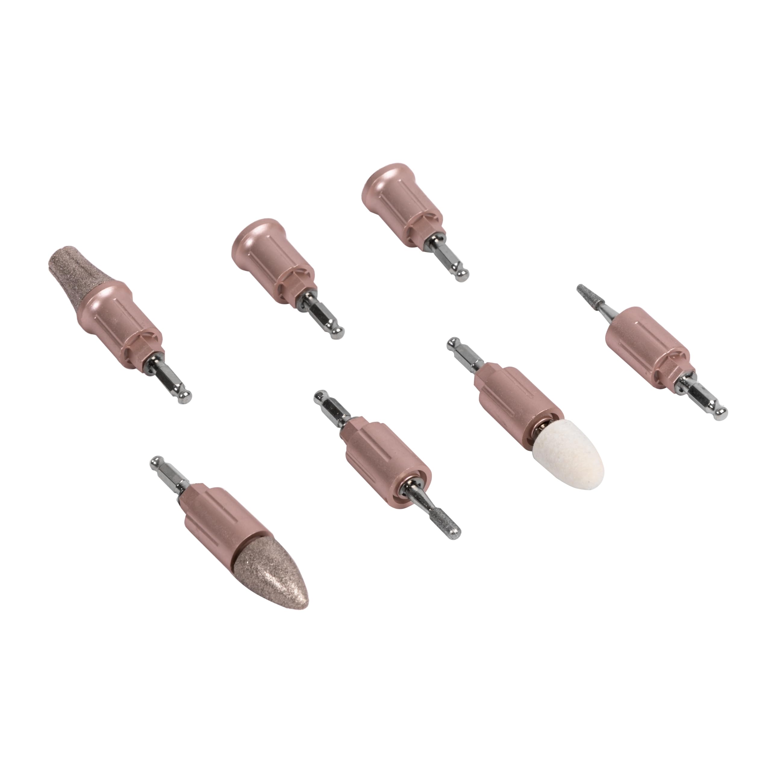 Cecotec Set de Manicura y Pedicura Eléctrico Bamba PinkyCare 700 Perfect Nails. Siete Cabezales intercambiables, Cinco Velocidades y Dos Sentidos de giro, Diseño Ergonómico, Incluye Estuche — view 9