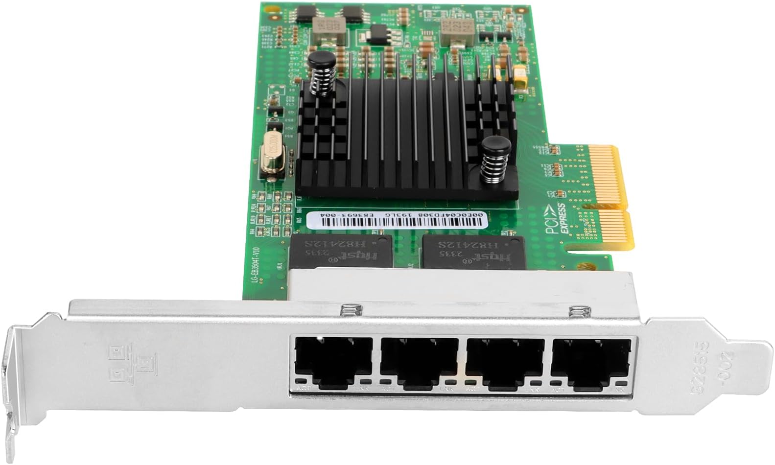 Vogzone Gigabit 4 RJ45 Ports NIC with Intel I350 Chip,1.25Gb Network Card Compare to Intel I350-T4 NIC, PCI-E 2.1 X4 Ethernet Card for Windows/Windows Server/Linux/Freebsd/VMware ESXi