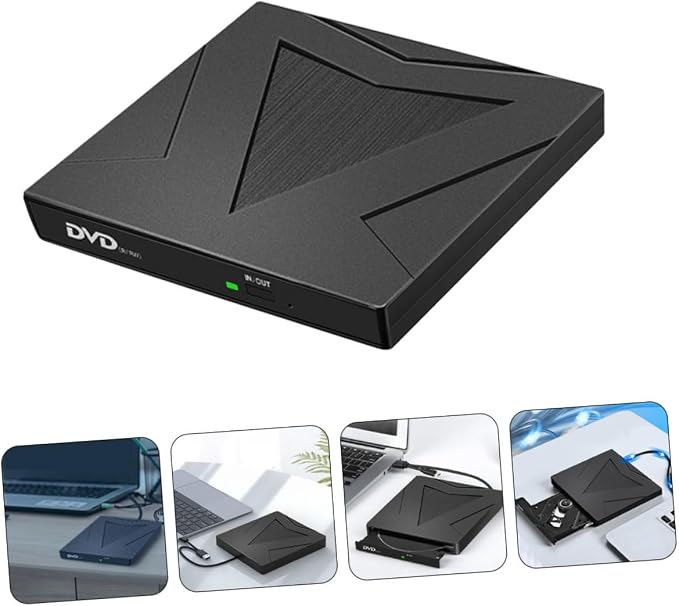 Lectora externa de DVD USB 3.0 y Type-C OSALADI miniatura 2