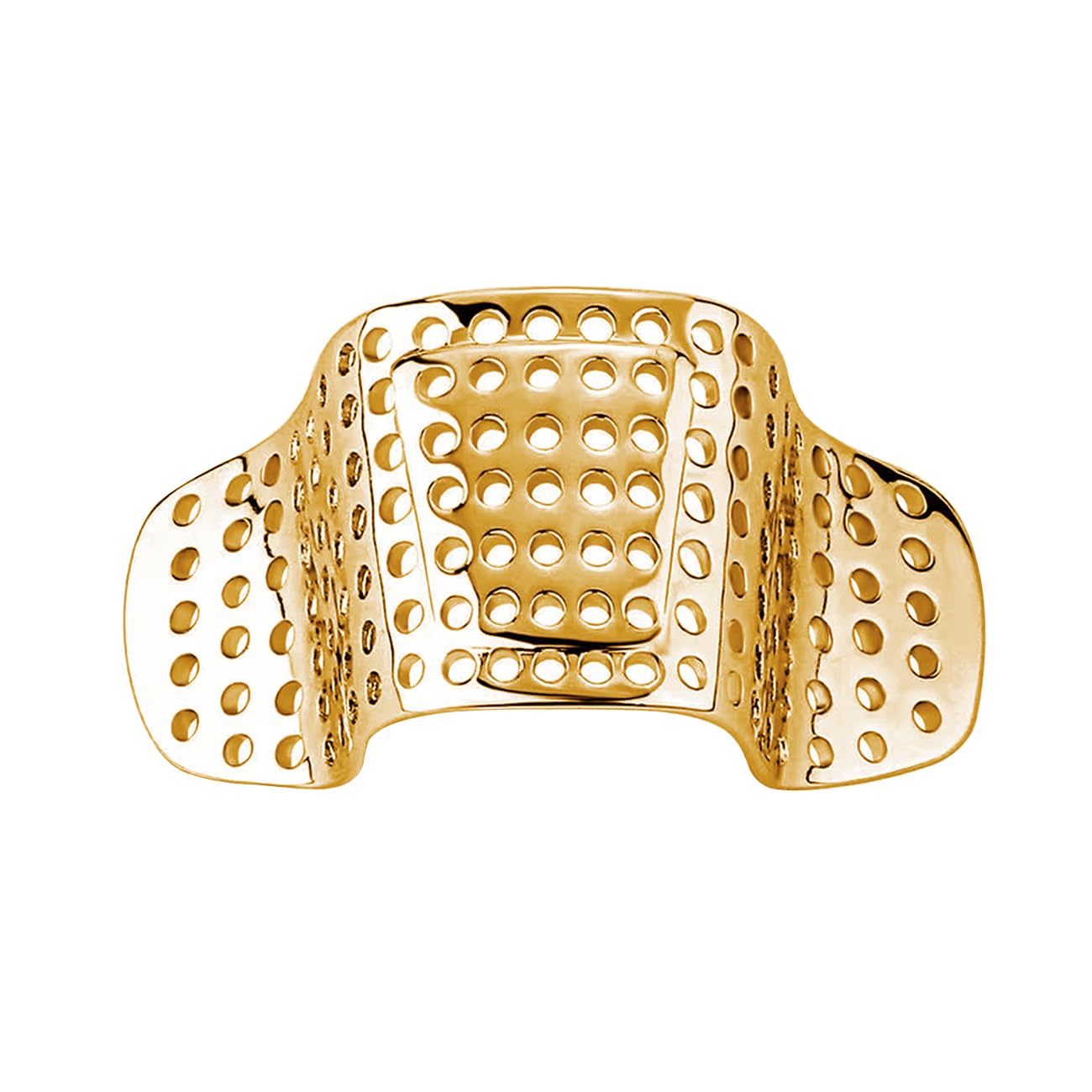 L'VOW Cyberpunk Liquid Silver Futuristic Luxury Irregular Non-Piercing Wrap Lip Cuff Jewelry Cyborg Face Accessories