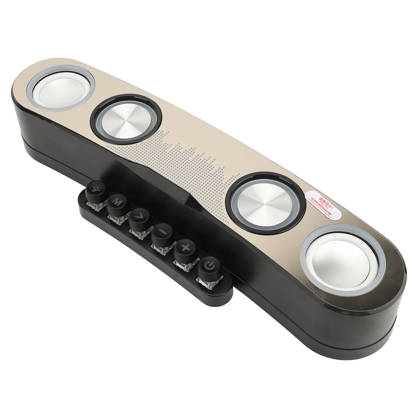 Altoparlante Versatile per PC con Luce a LED e Bluetooth 5.0 per Computer e Telefoni Cellulari