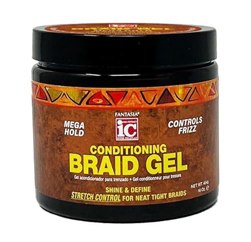 Fantasia IC Gel Acondicionador Trenza 16 Oz (Paquete de 1)