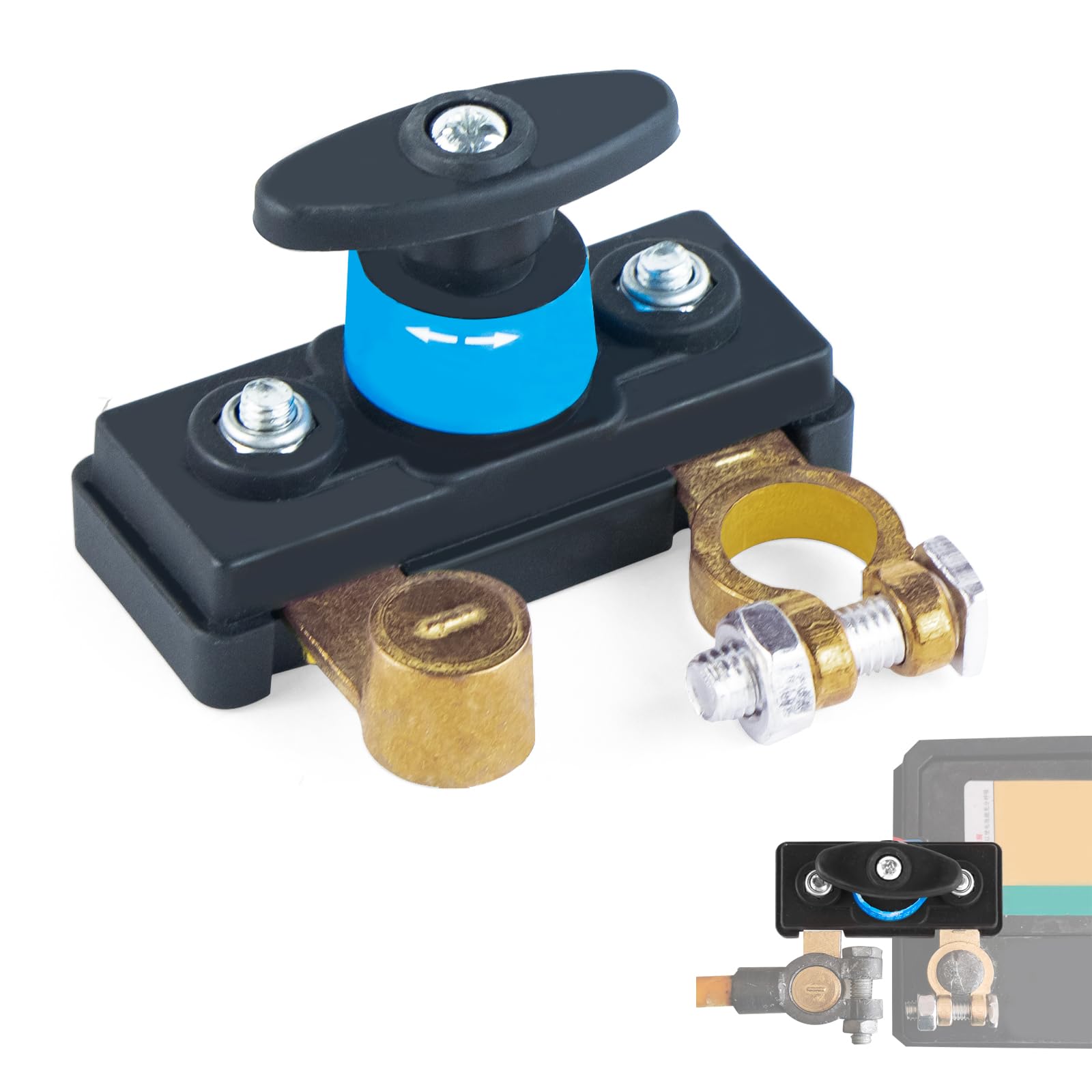 Stacca Batteria 12V 24V, Stacca Batteria per Auto, Stacca Batteria Moto Interruttore 12V Scollegamento della Batteria Accessori per l'interruzione di Corrente per Camion Camper Barca ATV