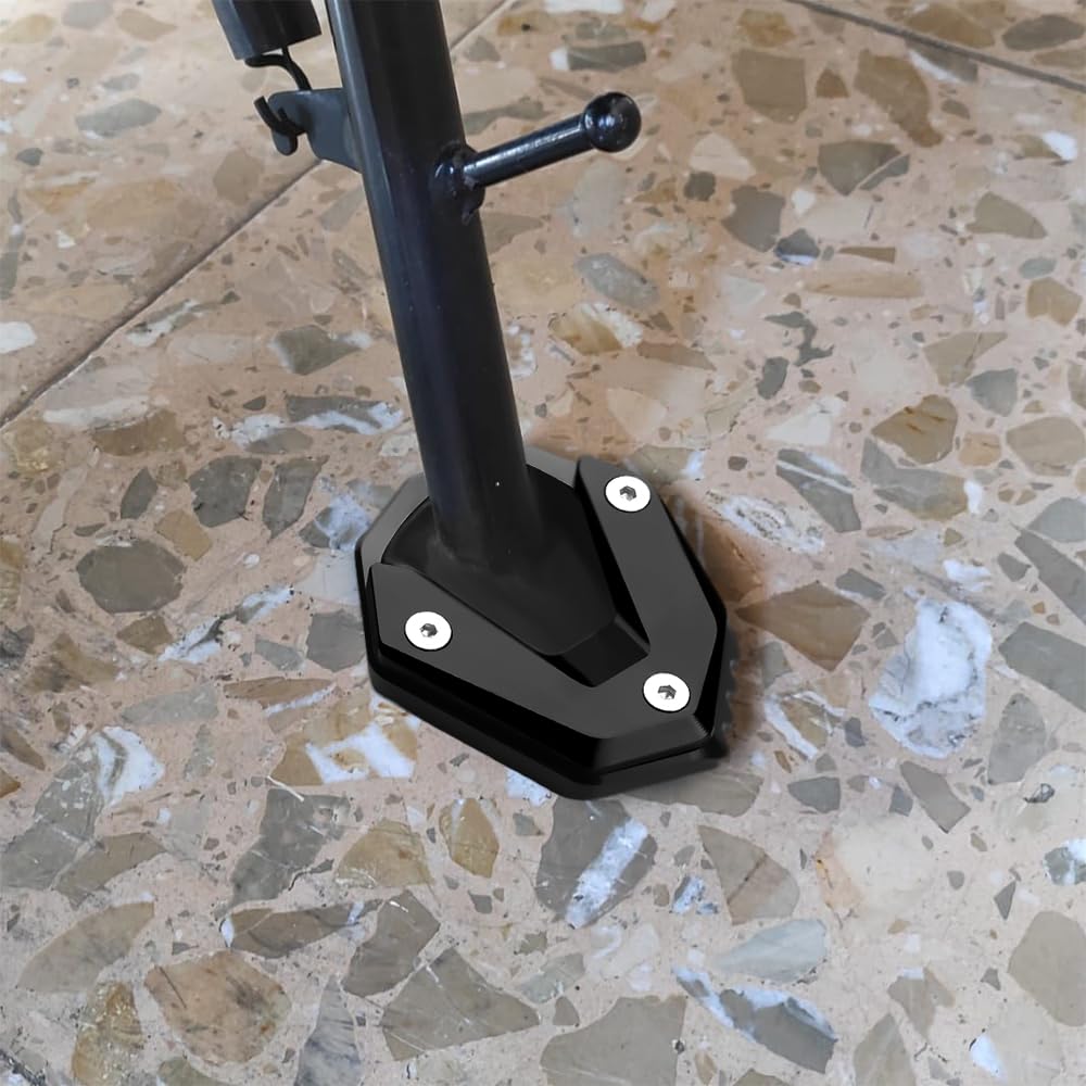 Modeer Cuscinetto di supporto per H.onda CB 750 Hor.net 2023 2024 2025 XL 750 Transalp 2023 2024 2025 moto CNC cavalletto laterale ingrandimento pad 750 accessori (rosso)